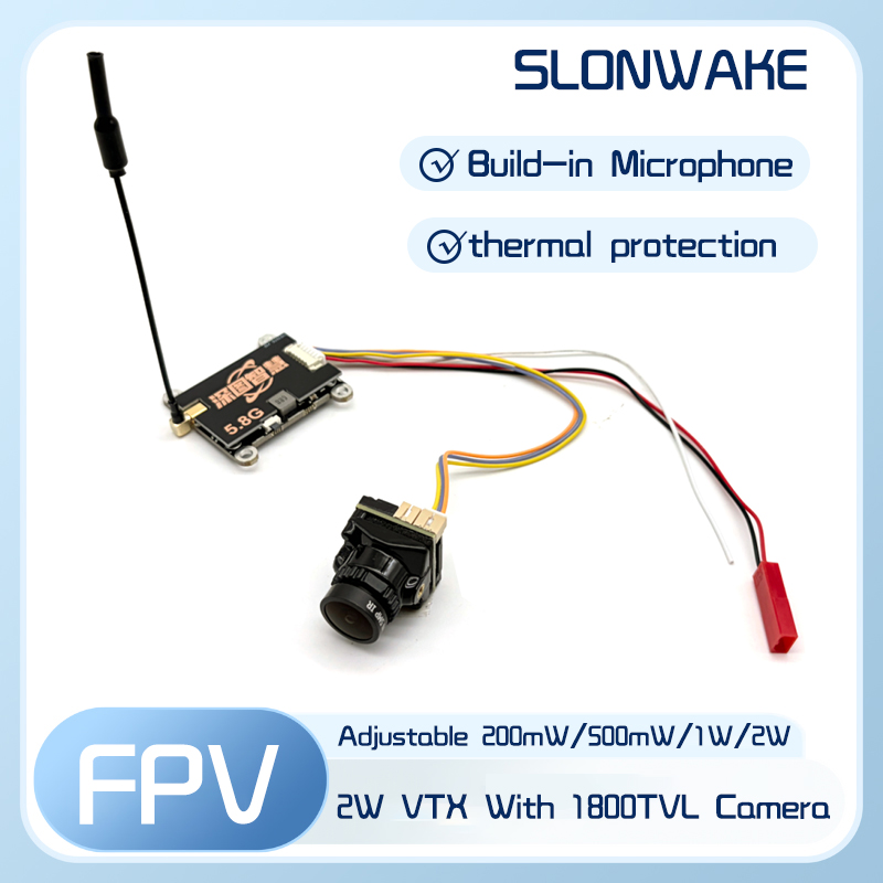 Fpv Drone Quadcopter - SLONWAKE 5.8G 56CH 2W pemancar VTX