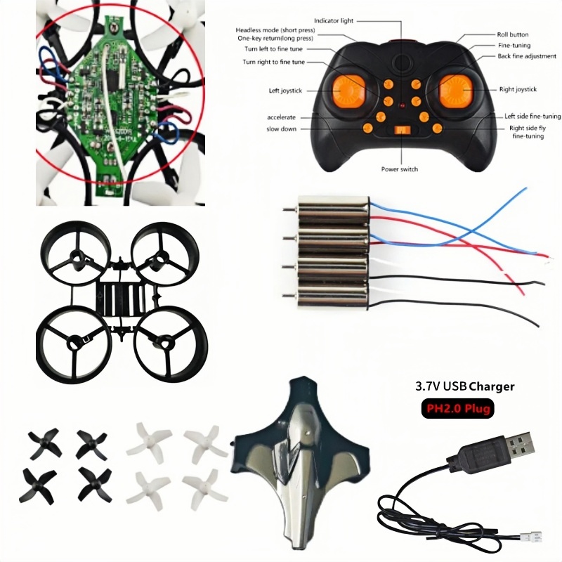 Fpv Drone Charger - Kit Drone DIY Lengkap 2.4G 6Axis