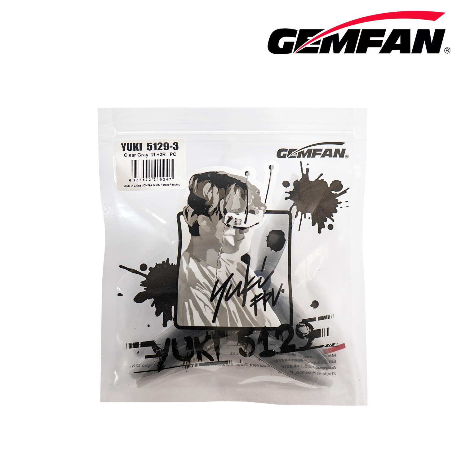 Fpv Drone Propeller - Gemfan 5129 5 inci 3 Bilah/tri-blade