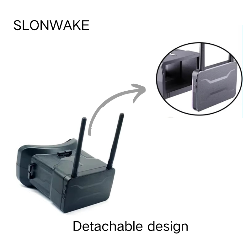 Kacamata FPV 5.8G, Layar 4.3 I - Fpv Drone Goggles ulasan dan harga