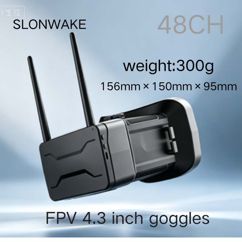 Kacamata FPV 5.8G, Layar 4.3 I - Fpv Drone Goggles ulasan dan harga